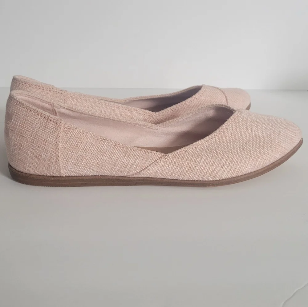 Toms Light Pink Women's Flats - Picture 2 of 6